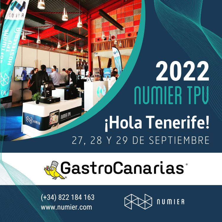 Ven a visitarnos a GASTROCANARIAS 2022, Santa Cruz de Tenerife, del 27 al 29 de Septiembre